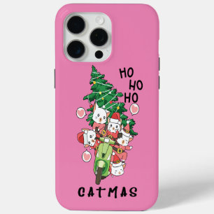 Coque Case-Mate iPhone Funny Cat Claus Joyeux Catmas