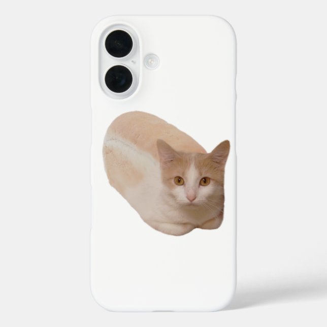 Coques Case-Mate iPhone Funny Cat Loaf Meme Cat Bread Phone case (Verso)