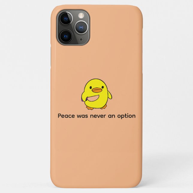 Coques Case-Mate iPhone Funny Custom Text Jaune Canard Noir Coque-Mate iPh (Dos)
