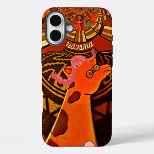 Coques iPhone 16 Plus Funny Elegant Giraffe Accessoré Style Africain