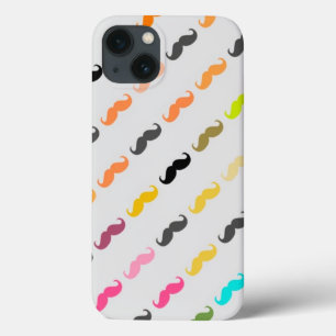 iPhone 13 Coque Funny Girl Mustache 5