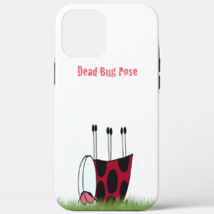 Case-Mate iPhone Case Funny Ladybug Dead Bug Yoga Pose
