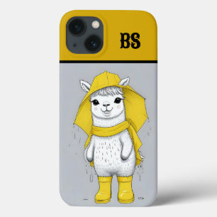 Case-Mate iPhone Case Funny Llama in Rain Boots - Humour de plage