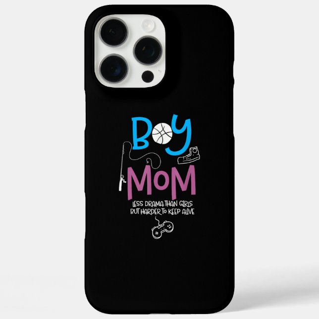 Coques Case-Mate iPhone Funny Mom of Boys Proud Mom Good Mothers Day (Verso)