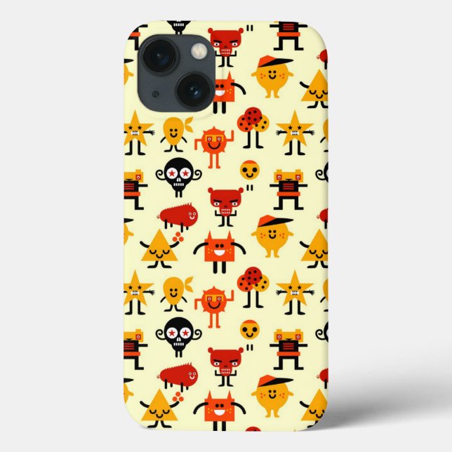 Coques Case-Mate iPhone Funny Monsters (Verso)