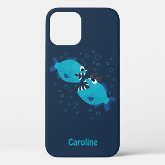Case-Mate iPhone Case Funny Piranha Poisson Nom des enfants