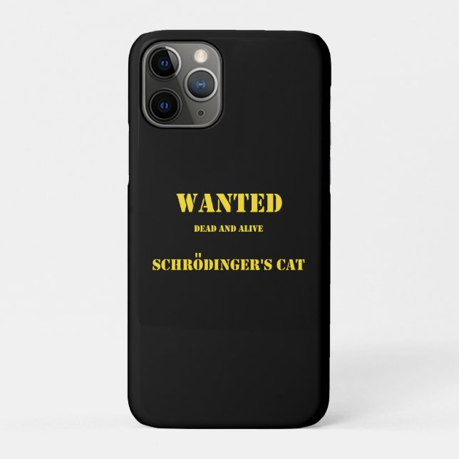 Coques Case-Mate iPhone Funny Quantum Joke: Schrödinger’s Cat on the Loose (Dos)