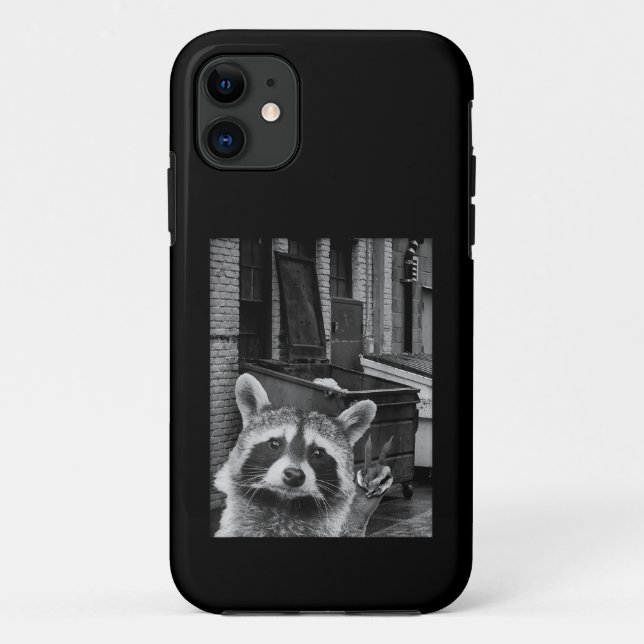 Coques Case-Mate iPhone Funny Raccoon Selfie Raccoon Funny Raccoon (Dos)