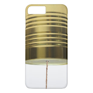 Case-Mate iPhone Case Funny Retro Tin Can String Téléphone