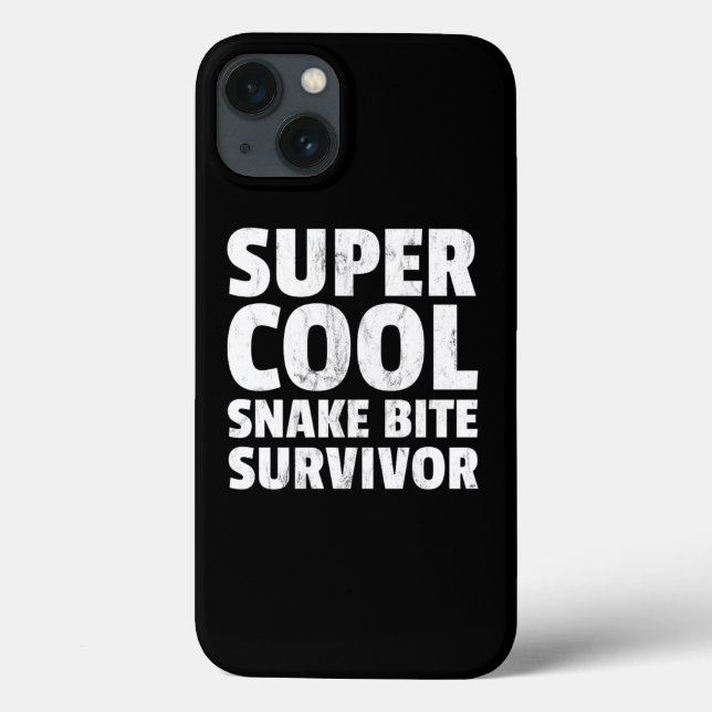 Coques Case-Mate iPhone Funny Snake Bite Survivor Recovery Obtenez un bon  (Verso)