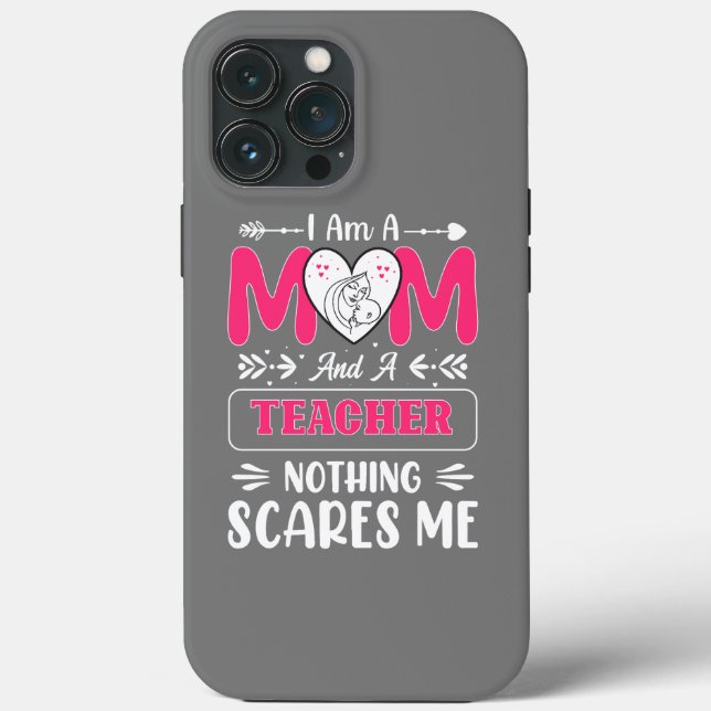Coques Case-Mate iPhone Funny Teacher Maman, Teacher Maman Funny (Verso)