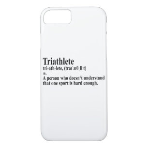 Coque iPhone 8/7 Funny Triathlon Définition - iPhone Case