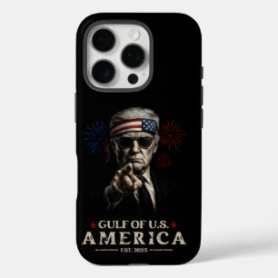 Coque iPhone 16 Pro Funny Trump Golfe Des USA Amérique 2025 4 juillet
