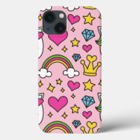 Funny Unicorn Motif rose Magique Cheval mignon