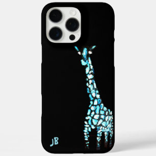 Coque iPhone 16 Pro Max Funny Wild Animal Abstrait Giraffe Personnalisée