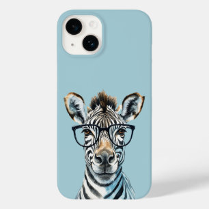 Coque Case-Mate iPhone Funny Zebra Porter des lunettes
