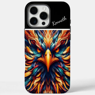 Coque iPhone 16 Pro Max Furie à plumes d'aigle