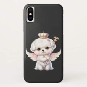 Case-Mate iPhone Case Furry Joy : Angel Wing Maltese Chig Puppy Cadeau