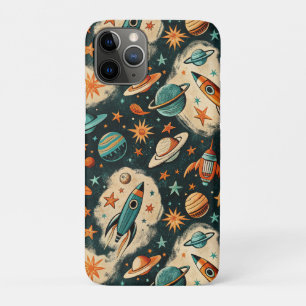 Case-Mate iPhone Case Fusée Cosmique Rétro Bande Dessinée Éclatement Ste