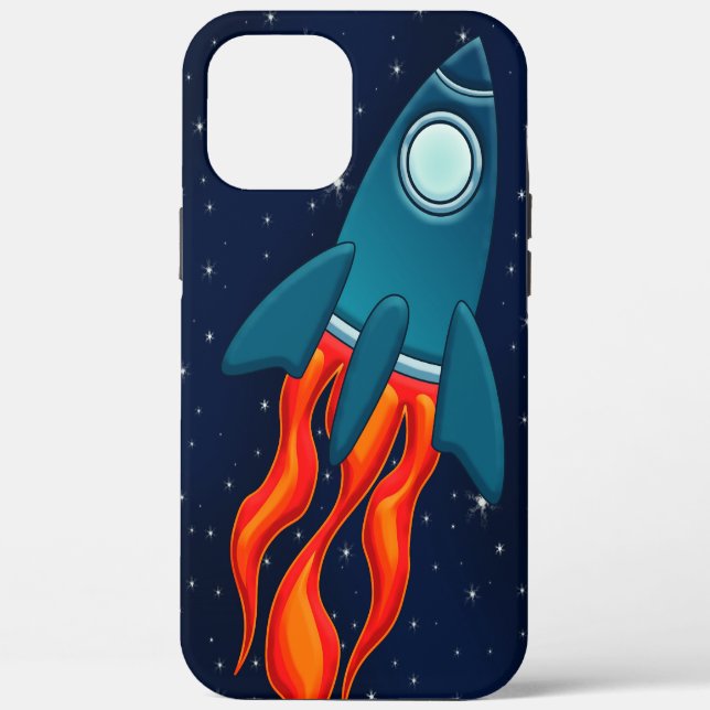 Coques Case-Mate iPhone Fusée spatiale mignonne et conception d'espace ext (Verso)