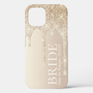 Case-Mate iPhone Case Futur épouse Mme Or Paillettes qui dégoulinent