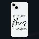Coque Case-Mate iPhone Futur Madame Custom Nom Mariée Pour Devenir Fiancé<br><div class="desc">C'est une future Mme Custom Nom Mariée à être fiancé iPhone cas de téléphone!</div>