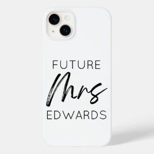 Coque Case-Mate iPhone Futur Madame Custom Nom Mariée Pour Devenir Fiancé