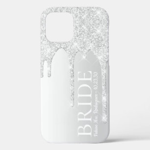 Case-Mate iPhone Case Futur Madame Mariée Paillettes Argentées