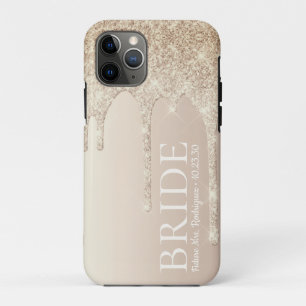 Case-Mate iPhone Case Futur Madame Mariée Paillettes Dégoulinantes