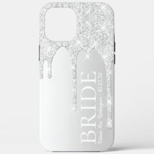 Case-Mate iPhone Case Futur mariée Mme Silver Parties scintillant Drip