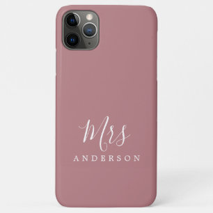 Case-Mate iPhone Case Futur Mme Dusty Rose Chic Script Bride