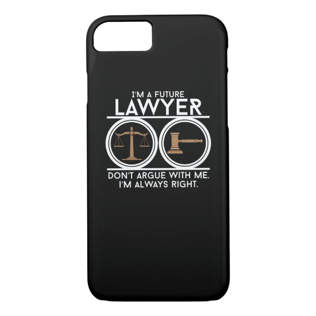 Coques Case-Mate iPhone Futur stu d'avocat d'étudiant d'étudiant en droit (Dos)