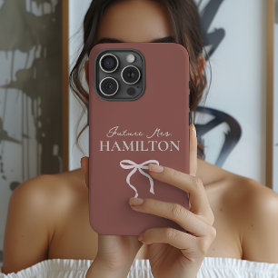 Coque Case-Mate iPhone Future Mme Écriture Élégante Personnalisée Futur