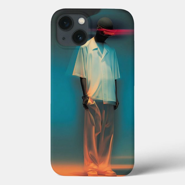 Coques Case-Mate iPhone Futuristic Vision: Cyberpunk Neon Case (Verso)