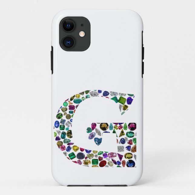 Coques Case-Mate iPhone G Initial Gemstone Design (Dos)