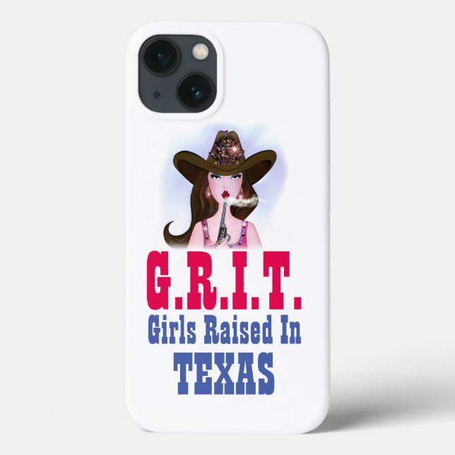 Coques Case-Mate iPhone G.R.I.T. - Des Filles Élevées Au Texas ! (Verso)