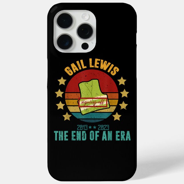 Coques Case-Mate iPhone Gail Lewis, Nous Vous Saluons, Fin D'Une Époque Si (Verso)