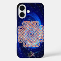 Galactic celtic love knot