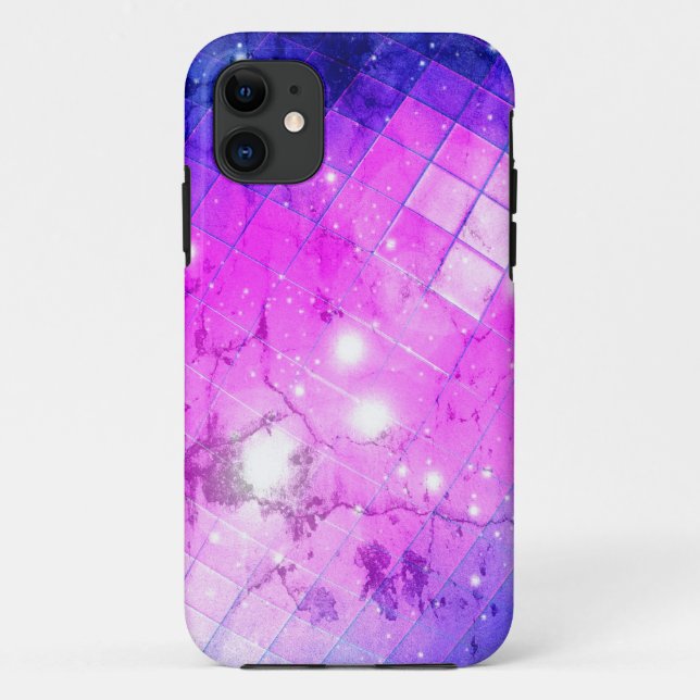 Coques Case-Mate iPhone Galaxie abstrait rayon de mosaïque (Dos)