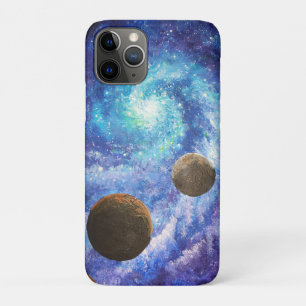 Case-Mate iPhone Case Galaxie bleue et planètes