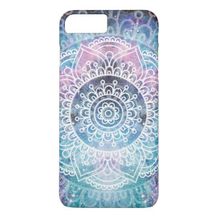 Coques Pour iPhone Galaxie d'aquarelle du motif   de mandala