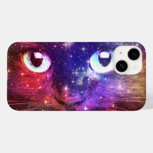 Coque Case-Mate iPhone Galaxie de chat Burst de couleur