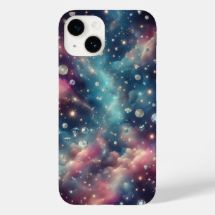 Coque Case-Mate iPhone Galaxie de rêve Diamant Espace Paillettes Étoiles 