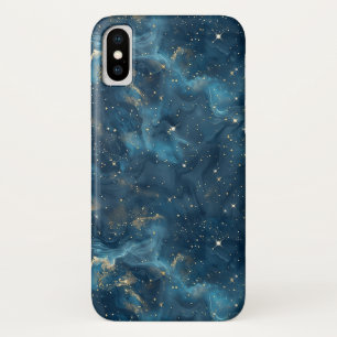 Case-Mate iPhone Case Galaxie Nébuleuse Céleste Or Bleu Étoiles