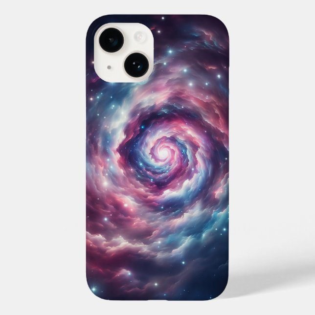 Coques Case-Mate iPhone Galaxie nébuleuse Cosmic Dream Rose et Violet étoi (Verso)