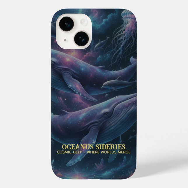 Coques Case-Mate iPhone Galaxie Océan Baleine Cosmique (Verso)