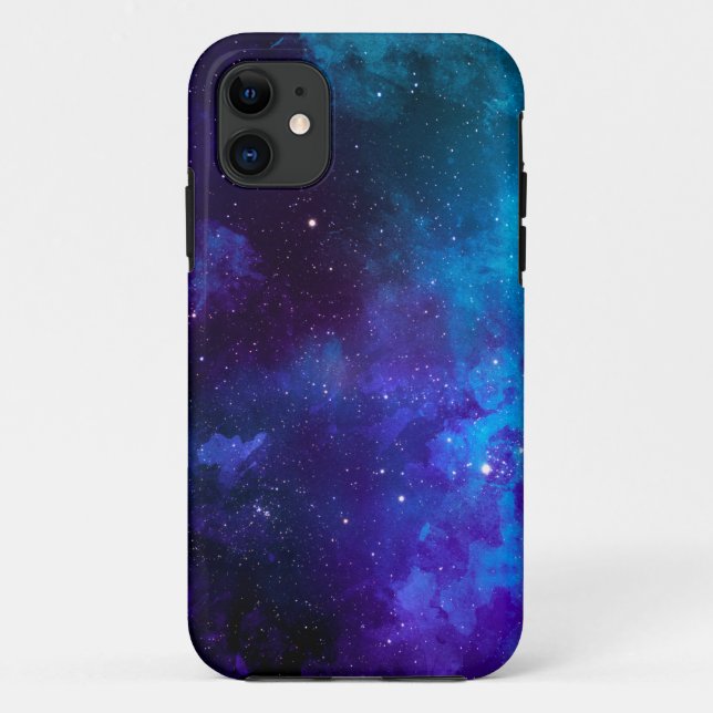 Coques Case-Mate iPhone Galaxie Turquoise violette (Dos)
