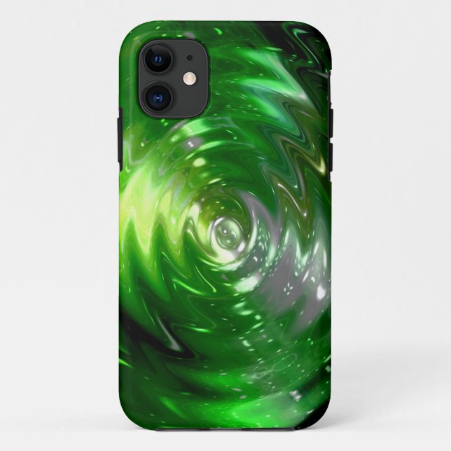 Coques Case-Mate iPhone Galaxie verte légère (Dos)