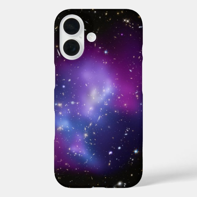 Coques Case-Mate iPhone Galaxie violette Espace céleste Photo (Verso)