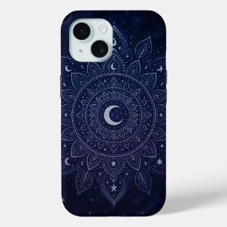 Coque Case-Mate iPhone Galaxy Mandala Phone Case | Celestial Moon & Stars